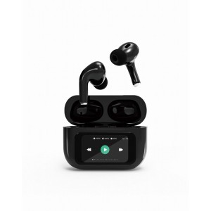 Headphones GEMBIRD TWS-LCD-ANC-01-BK Black