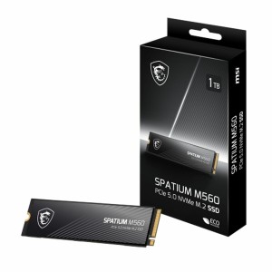 Disque dur MSI SPATIUM M560 PCIE 5.0 NVME M.2 1TB 1 TB SSD