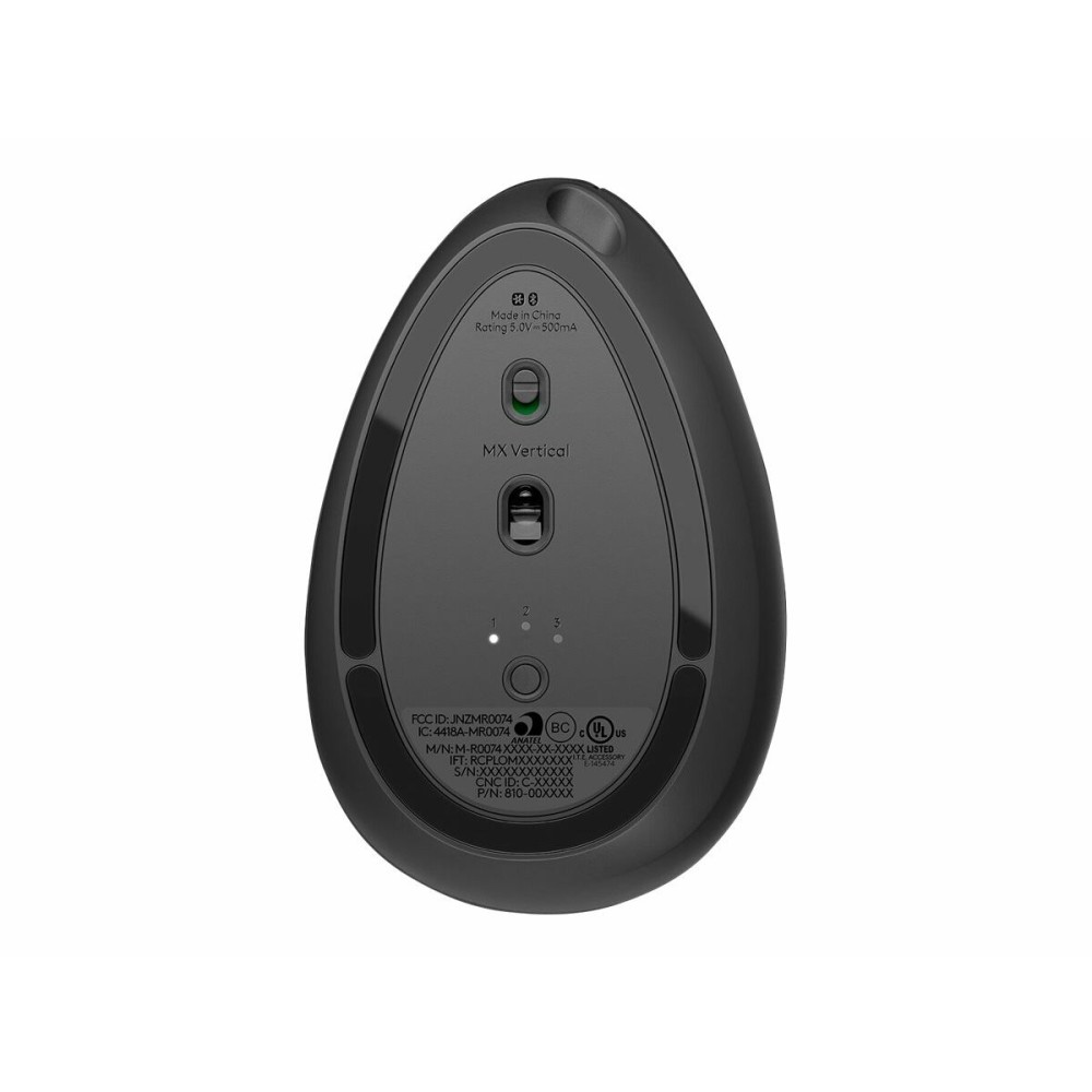 Souris Optique Sans Fil Logitech MX Vertical Gris Acier