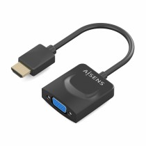 USB-Kabel Aisens A122-0947 Schwarz 15 cm