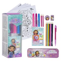 Stationery Set Gabby's Dollhouse Pink 24 Pieces