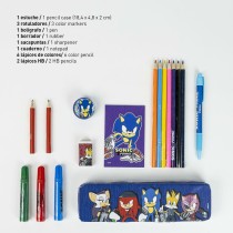 Stationery Set Sonic Blue 24 Pieces