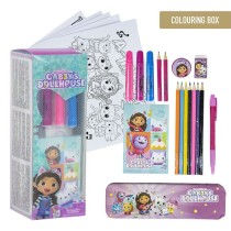 Stationery Set Gabby's Dollhouse Pink 24 Pieces