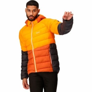 Men's Rainproof Jacket Regatta Harrock II Ora Dark Orange