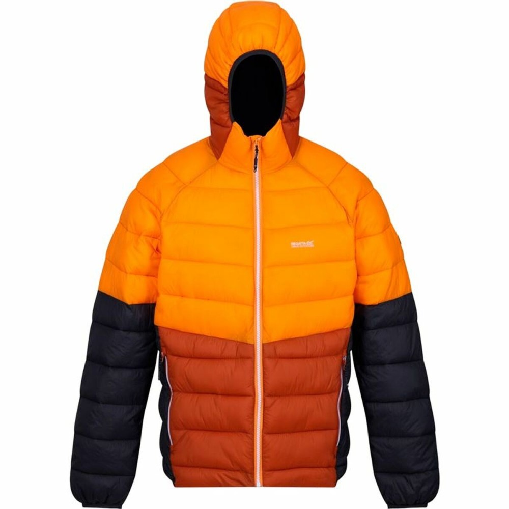 Men's Rainproof Jacket Regatta Harrock II Ora Dark Orange