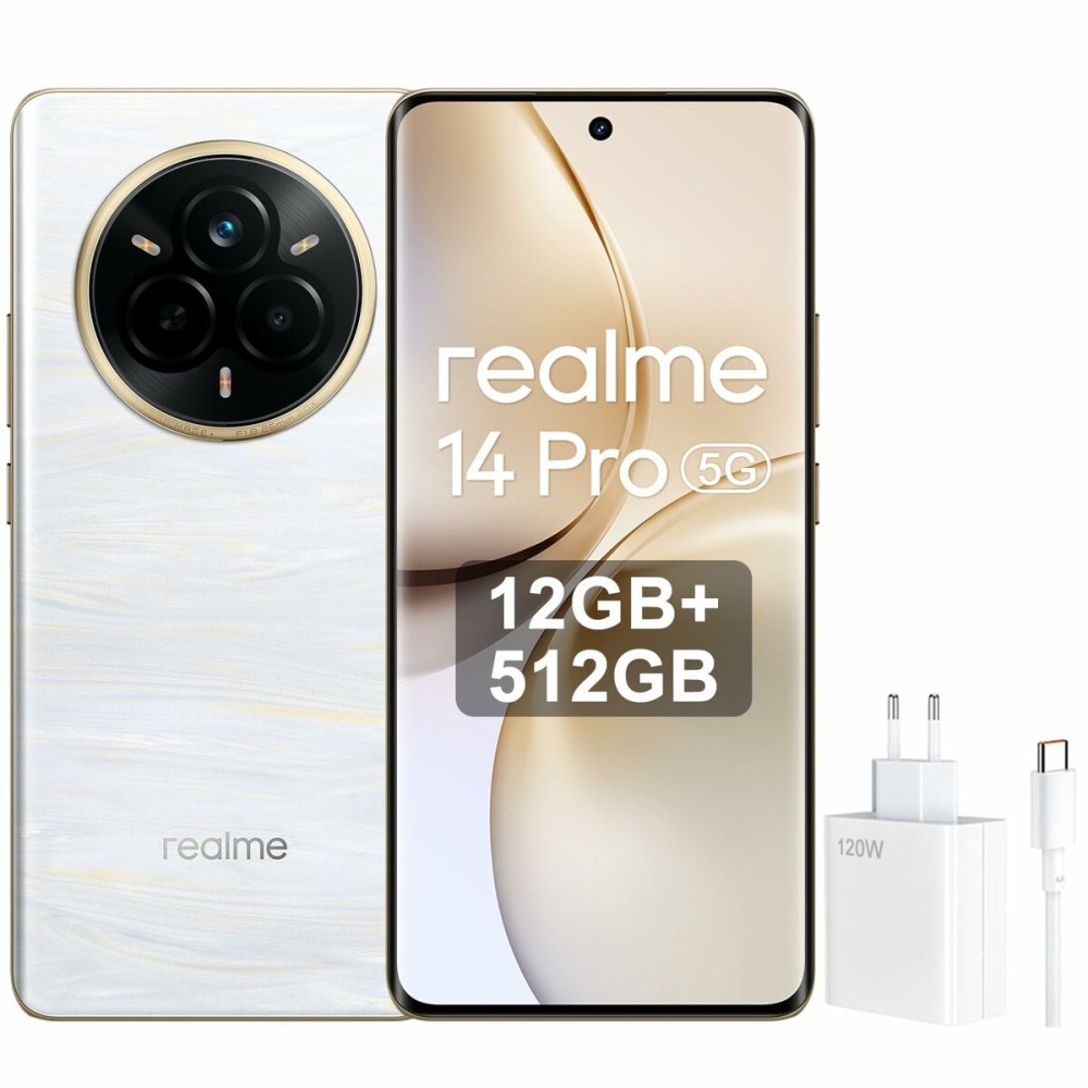 Smartphone Realme 631011005704 Octa Core 12 GB RAM 512 GB Weiß