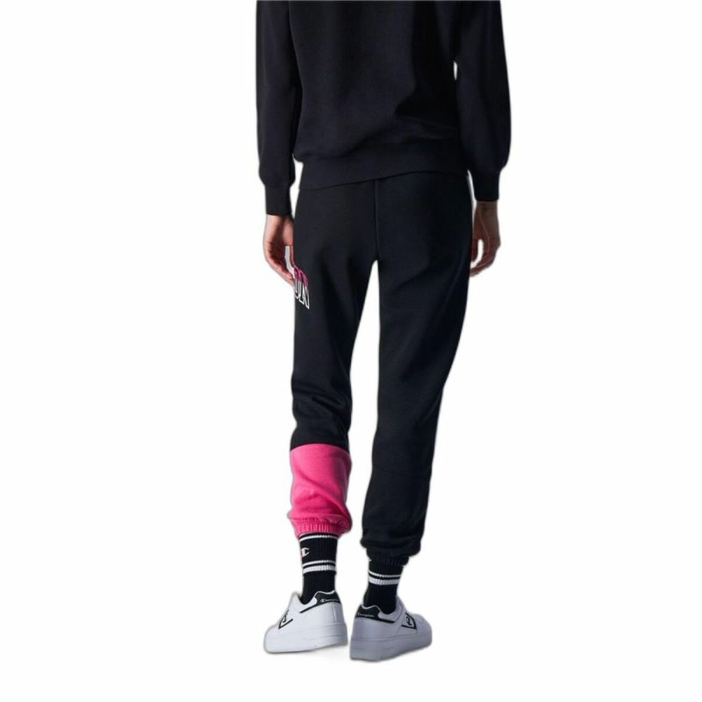 Long Sports Trousers Champion Elastic Cuff Legacy Black Lady