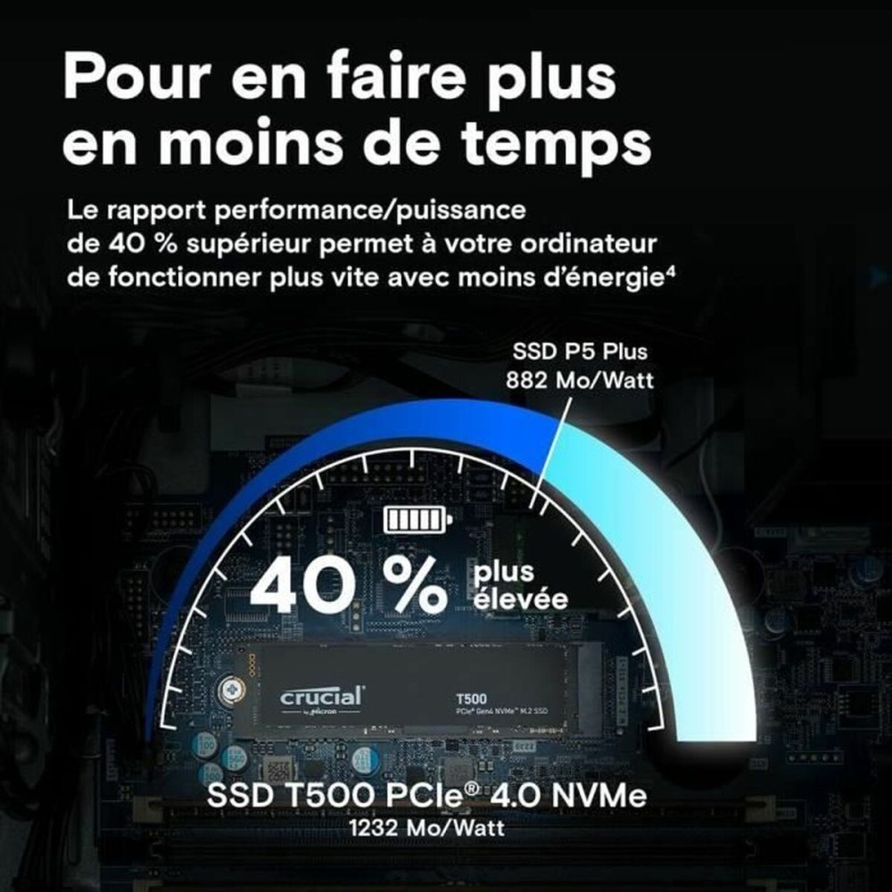 Festplatte Crucial CT1000T500SSD8 1 TB
