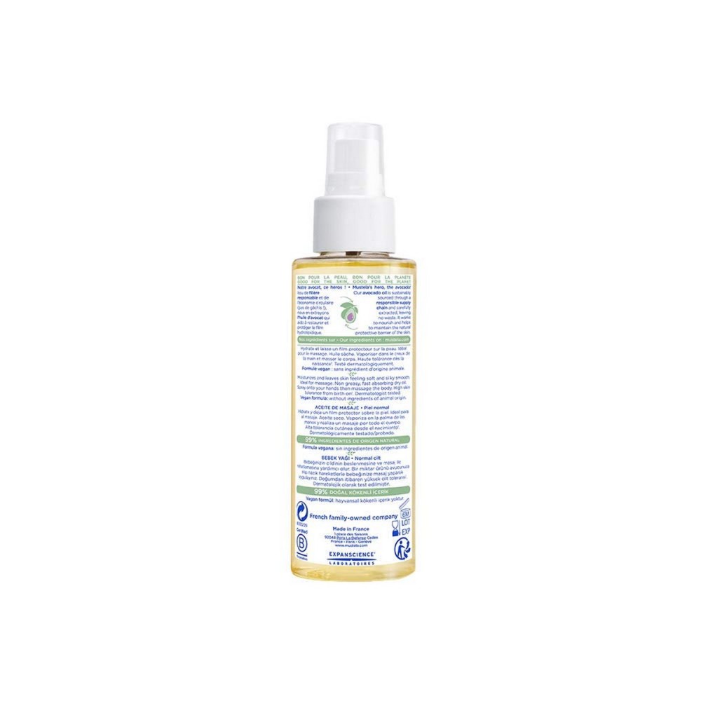 Huile Corporelle pour Bébé Mustela Niño 100 ml