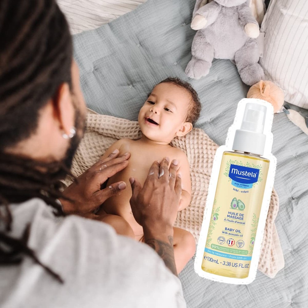 Huile Corporelle pour Bébé Mustela Niño 100 ml