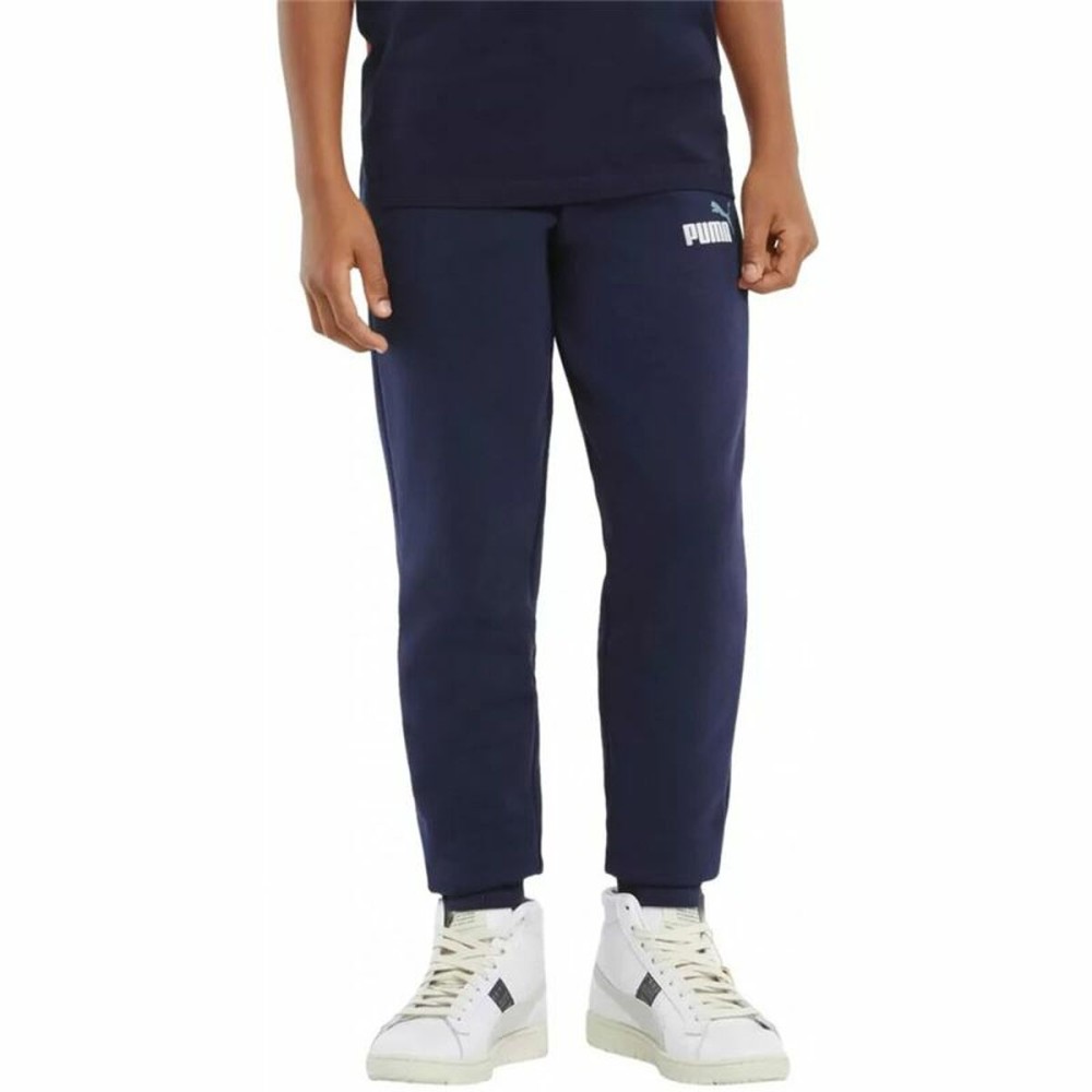 Pantalons de Survêtement pour Enfants Puma  Ess+ 2 Col  Bleu