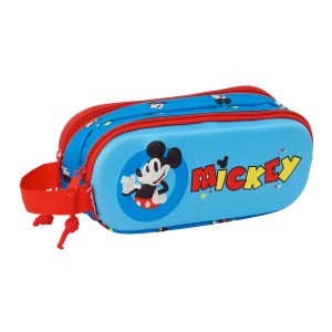 Double Carry-all Mickey Mouse Clubhouse Blue 21 x 8 x 6 cm 3D