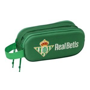 Trousse Fourre-Tout Double Real Betis Balompié Vert 21 x 8 x 6 cm 3D