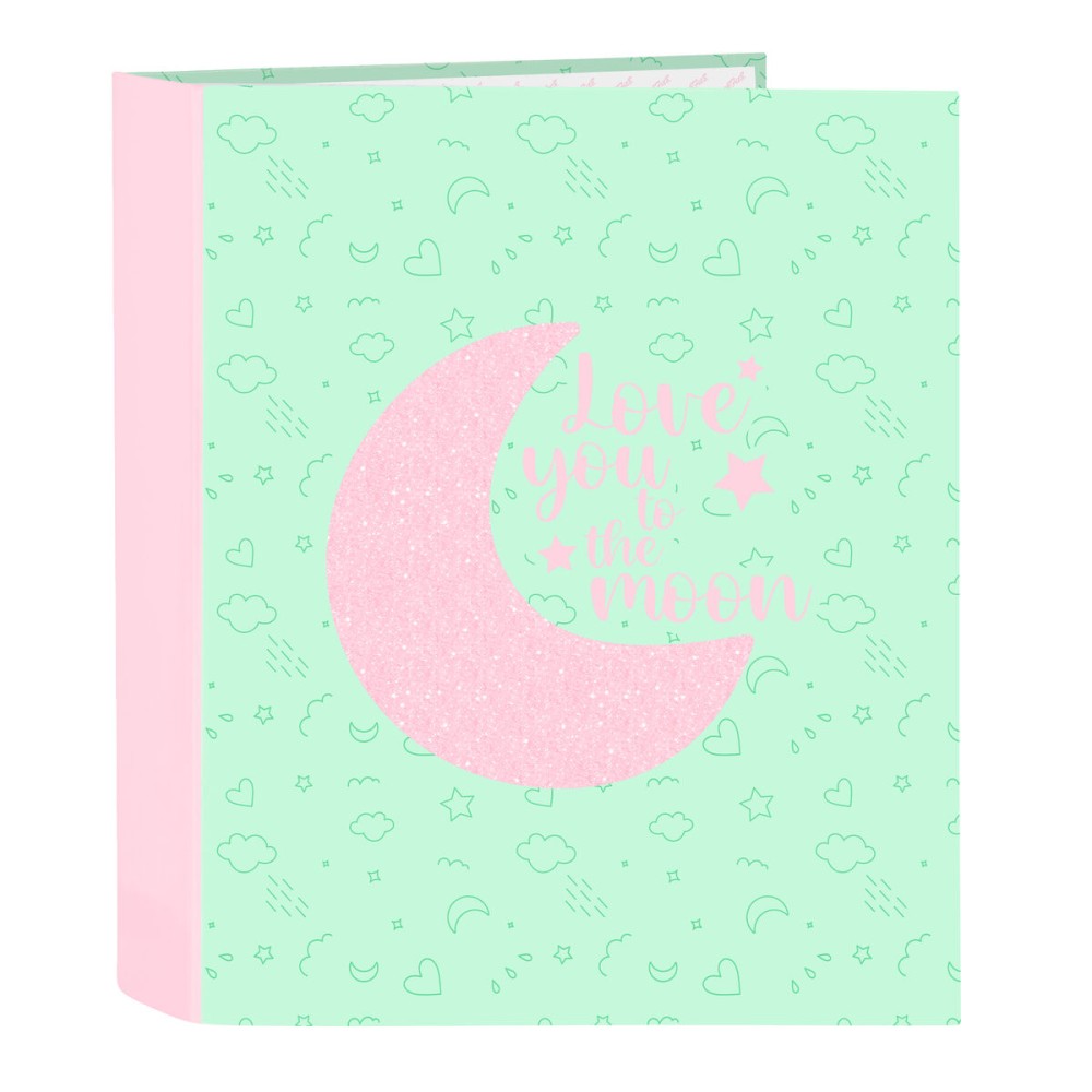 Ring binder BlackFit8 Moon Green A4 27 x 33 x 6 cm