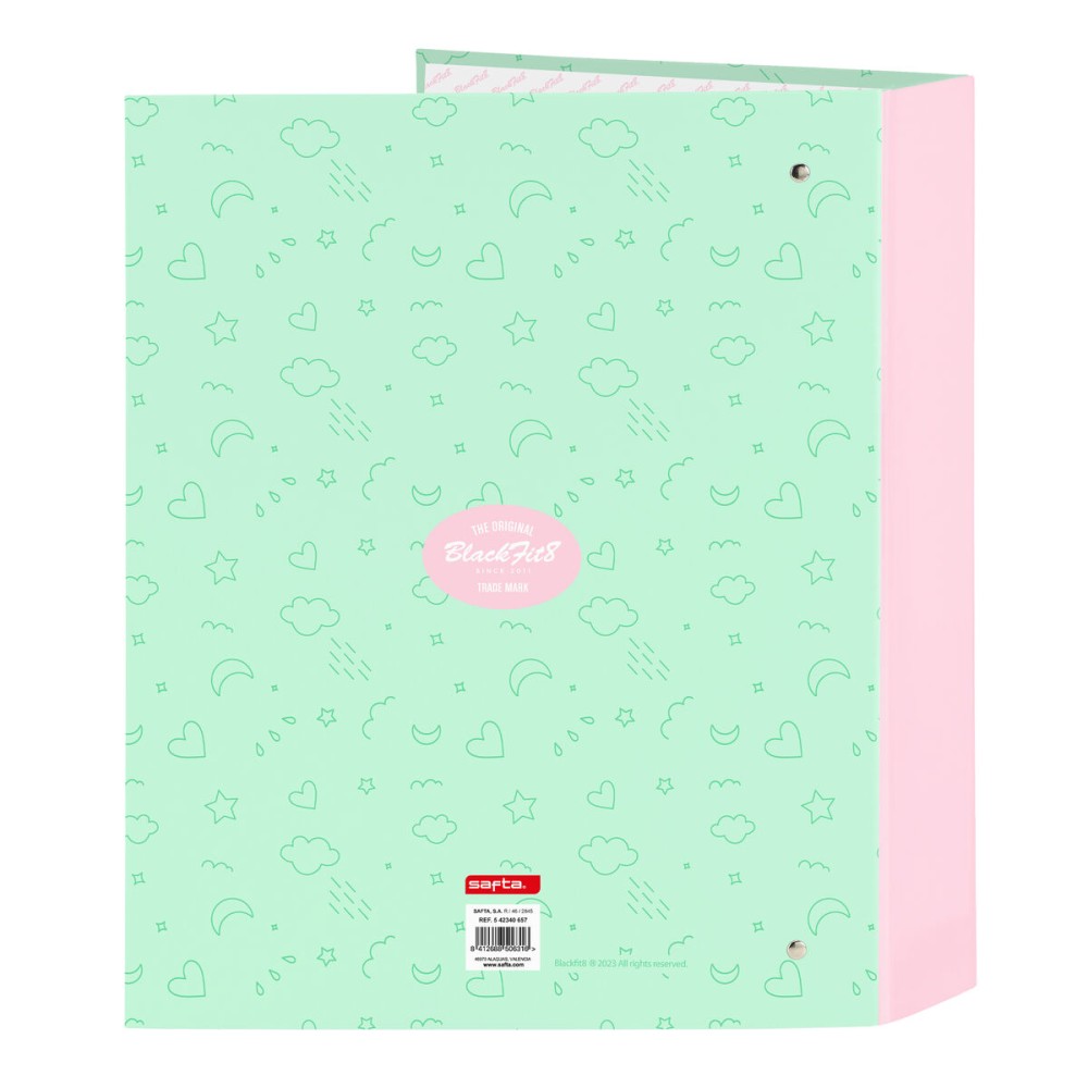 Ring binder BlackFit8 Moon Green A4 27 x 33 x 6 cm