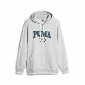 Herren Sweater mit Kapuze Puma Squad Fl Hellgrau