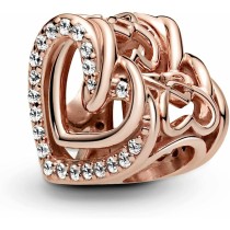 Charms für Damen Pandora SPARKLING ENTWINED HEARTS