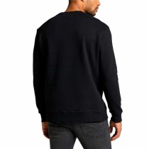 Men’s Sweatshirt without Hood Lee Plain Crew Black