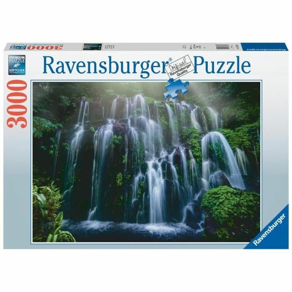 Puzzle Ravensburger Chutes d'eau, Bali Paysage et nature 3000 Pièces