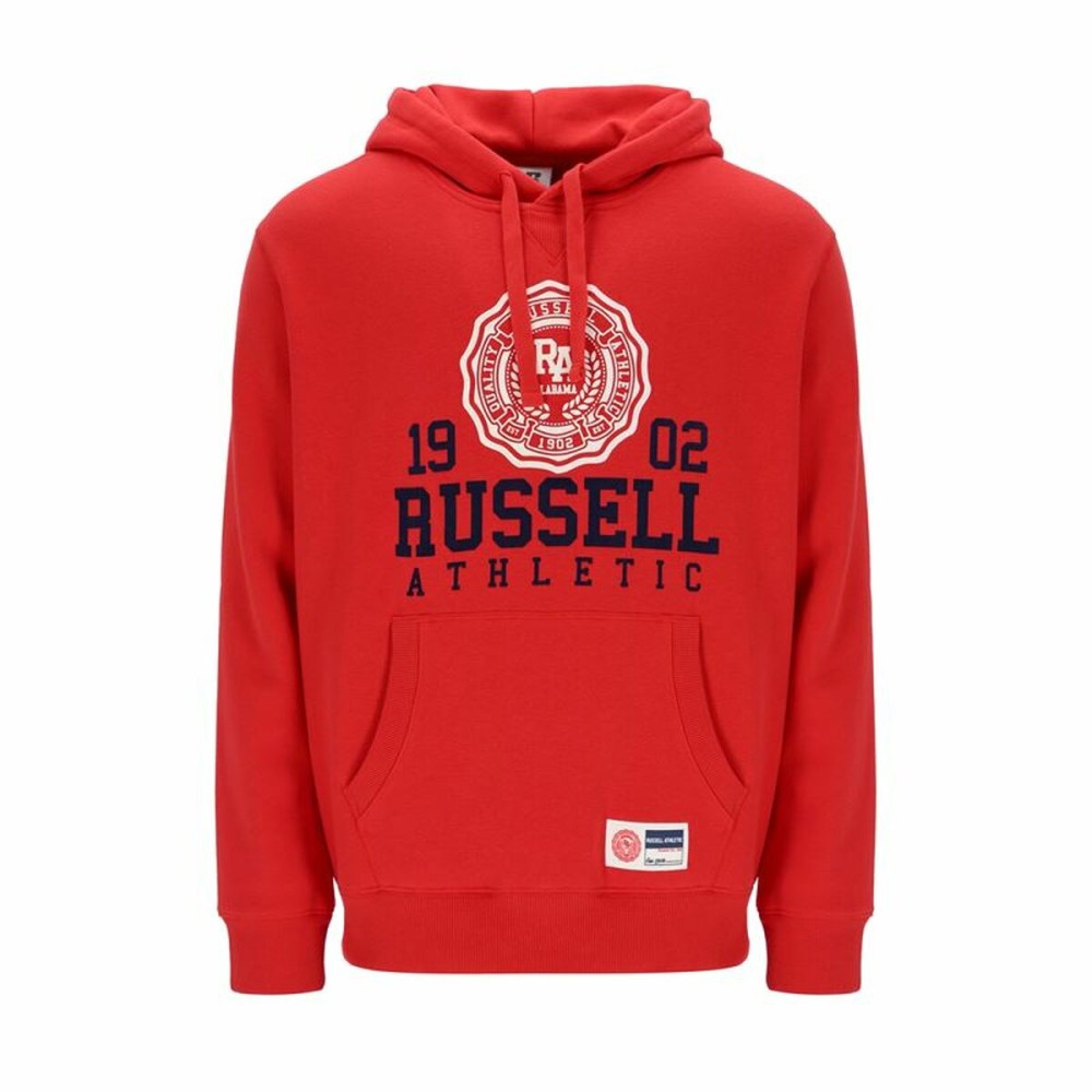 Herren Sweater mit Kapuze Russell Athletic Ath 1902 Rot