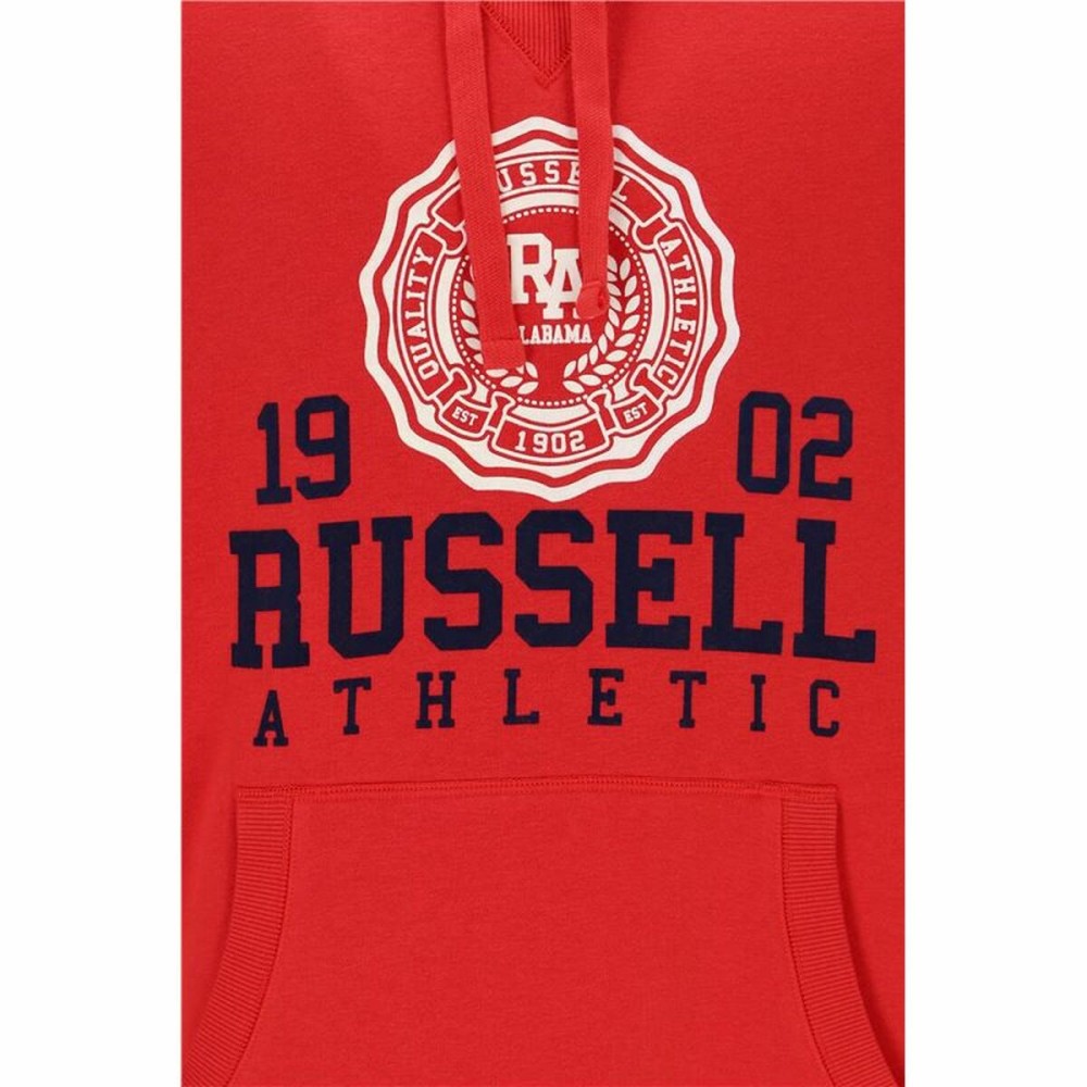 Sweat à capuche homme Russell Athletic Ath 1902 Rouge