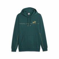 Herren Sweater mit Kapuze Puma Ess+ Minimal Gold grün