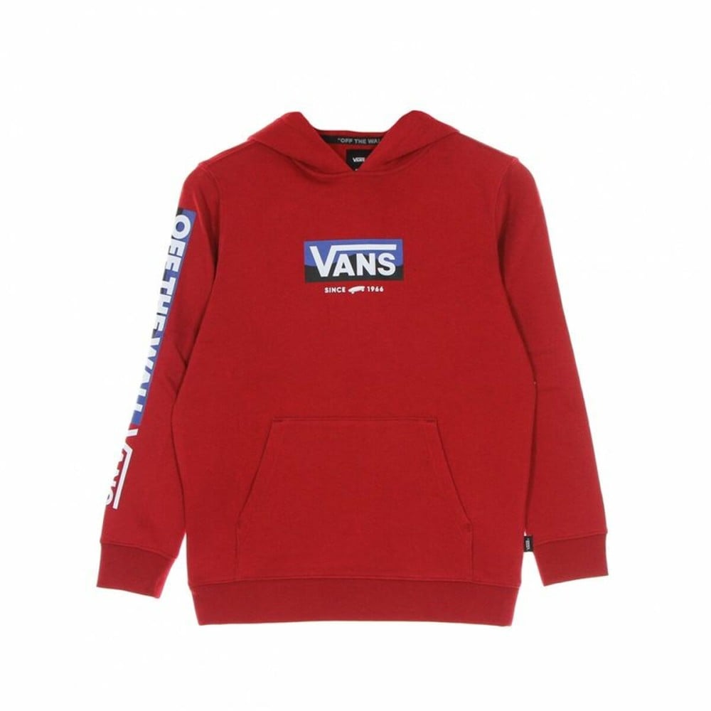 Kinder-Sweatshirt Vans Easy Logo Braun