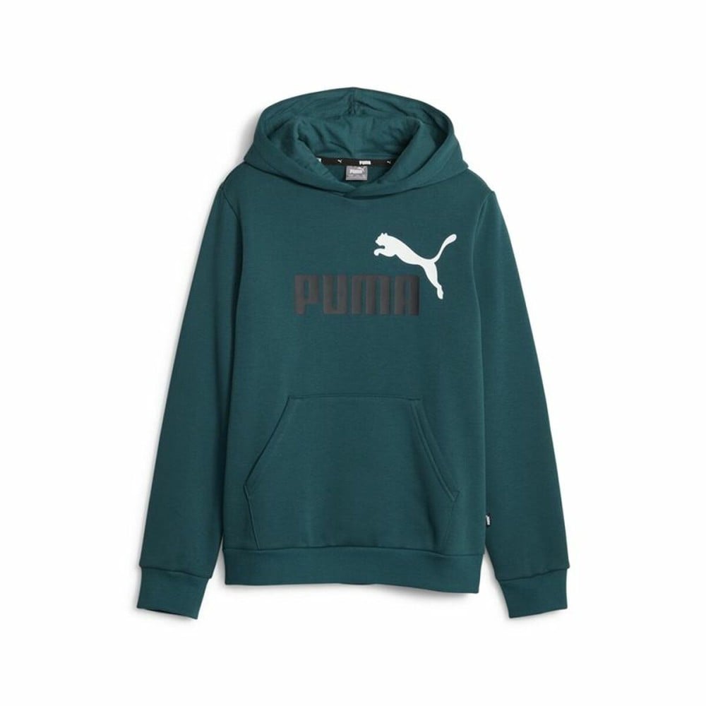 Kinder-Sweatshirt Puma Ess+ 2 Col Big Logo Blau