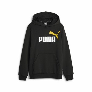 Kinder-Sweatshirt Puma Ess+ 2 Col Big Logo Schwarz