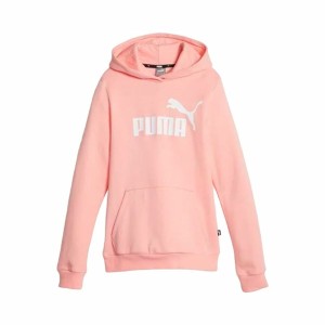 Kinder-Sweatshirt Puma Ess Logo Fl Lachsfarben