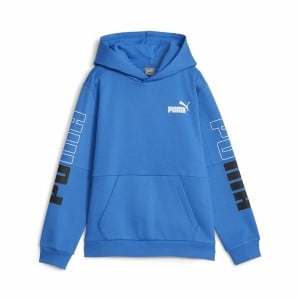 Kinder-Sweatshirt Puma Power Colorblock Blau