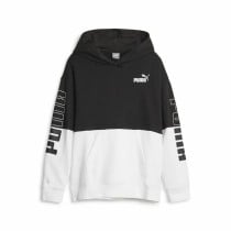 Sweat-shirt Enfant Puma Power Colorblock Noir