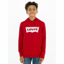 Kinder-Sweatshirt Levi's Batwing Screenprint Rot