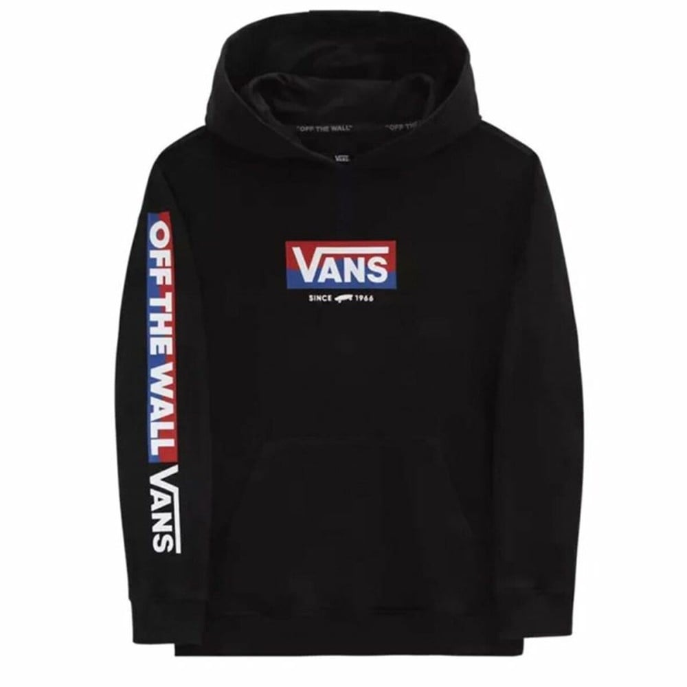 Kinder-Sweatshirt Vans Easy Logo Schwarz