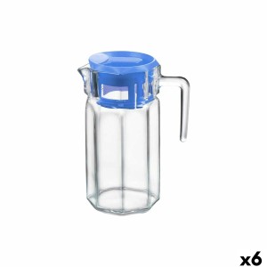Krug mit Deckel und Dosiereinrichtung La Mediterránea Crossfire Glas (6 Stück)