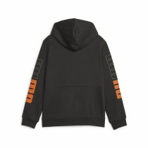 Kinder-Sweatshirt Puma Power Colorblock Schwarz