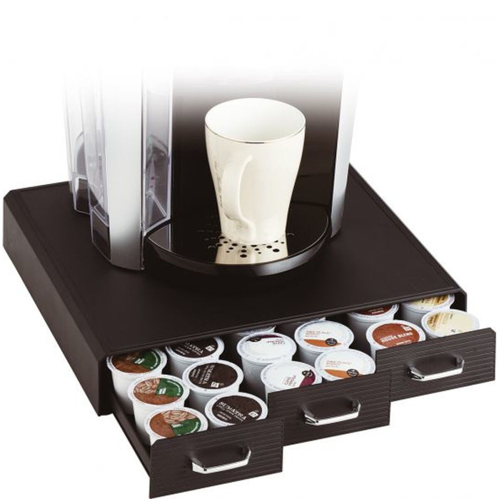 Organizer für Kaffeekapseln Archivo 2000 CD902 NE Schwarz polystyrol