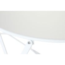 Ensemble Table + 2 Chaises Home ESPRIT Blanc 60 x 60 x 71 cm