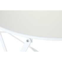 Table set with 2 chairs Home ESPRIT White 60 x 60 x 71 cm