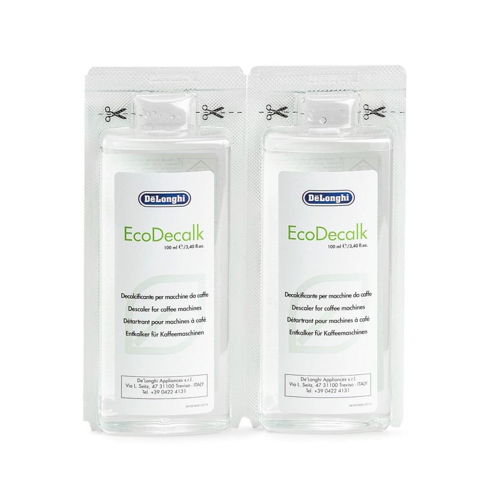 Wasserenthärter DeLonghi EcoDecalk 2x100ml 2 x 100 ml Entkalker für Kaffeemaschinen