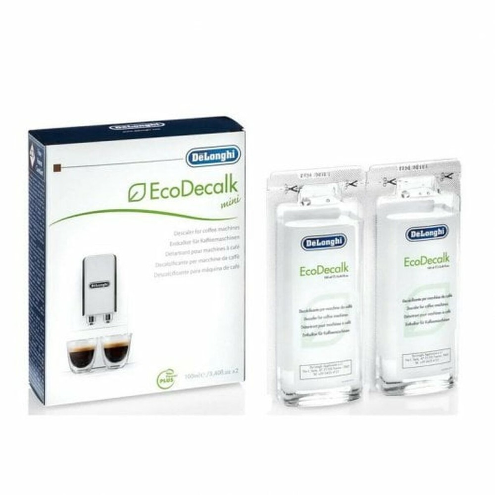 Wasserenthärter DeLonghi EcoDecalk 2x100ml 2 x 100 ml Entkalker für Kaffeemaschinen
