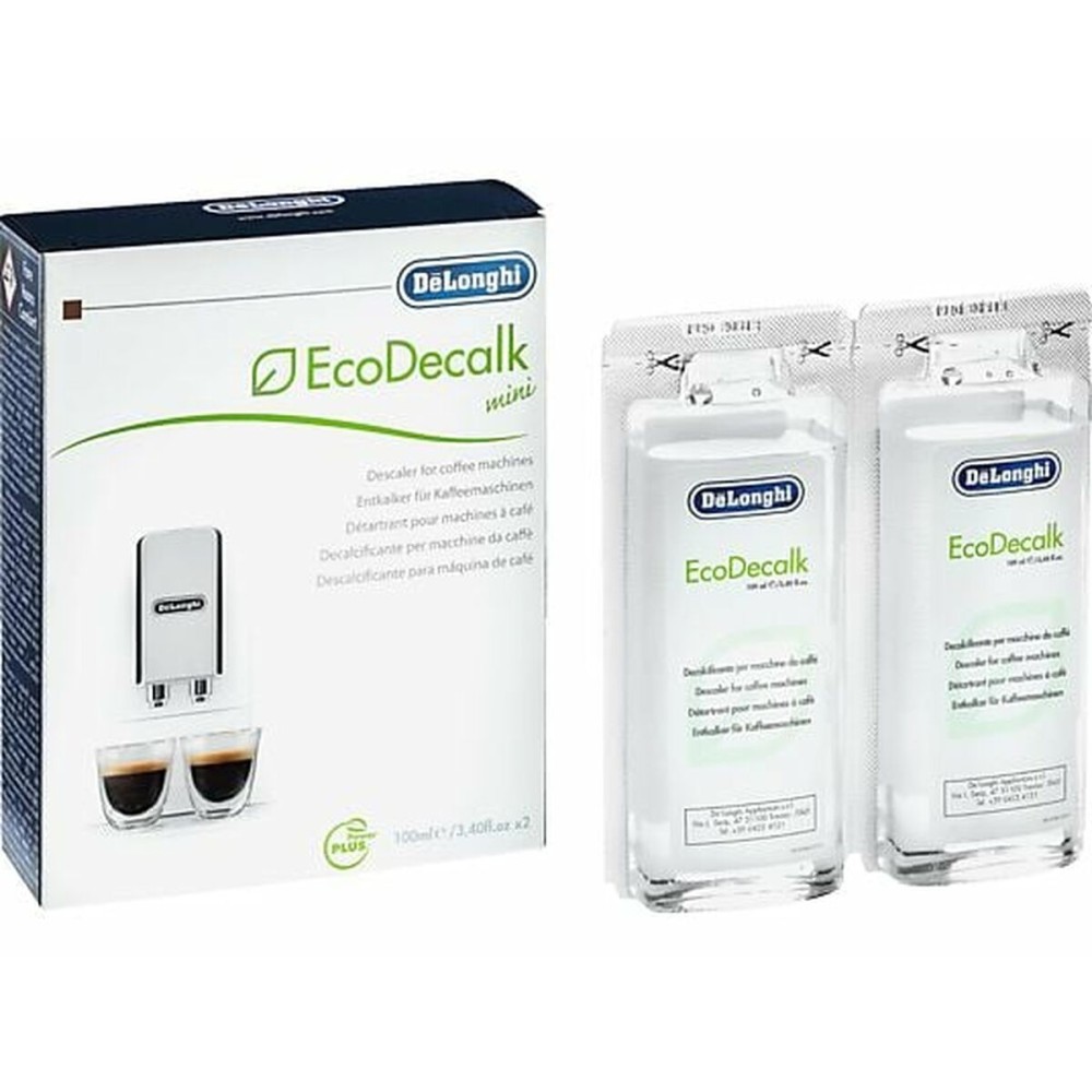 Wasserenthärter DeLonghi EcoDecalk 2x100ml 2 x 100 ml Entkalker für Kaffeemaschinen