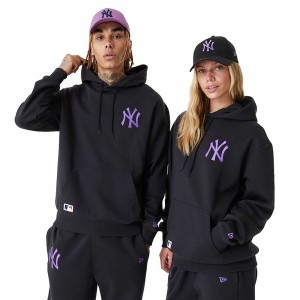 Unisex Sweater mit Kapuze New Era League Essentials New York Yankees Schwarz