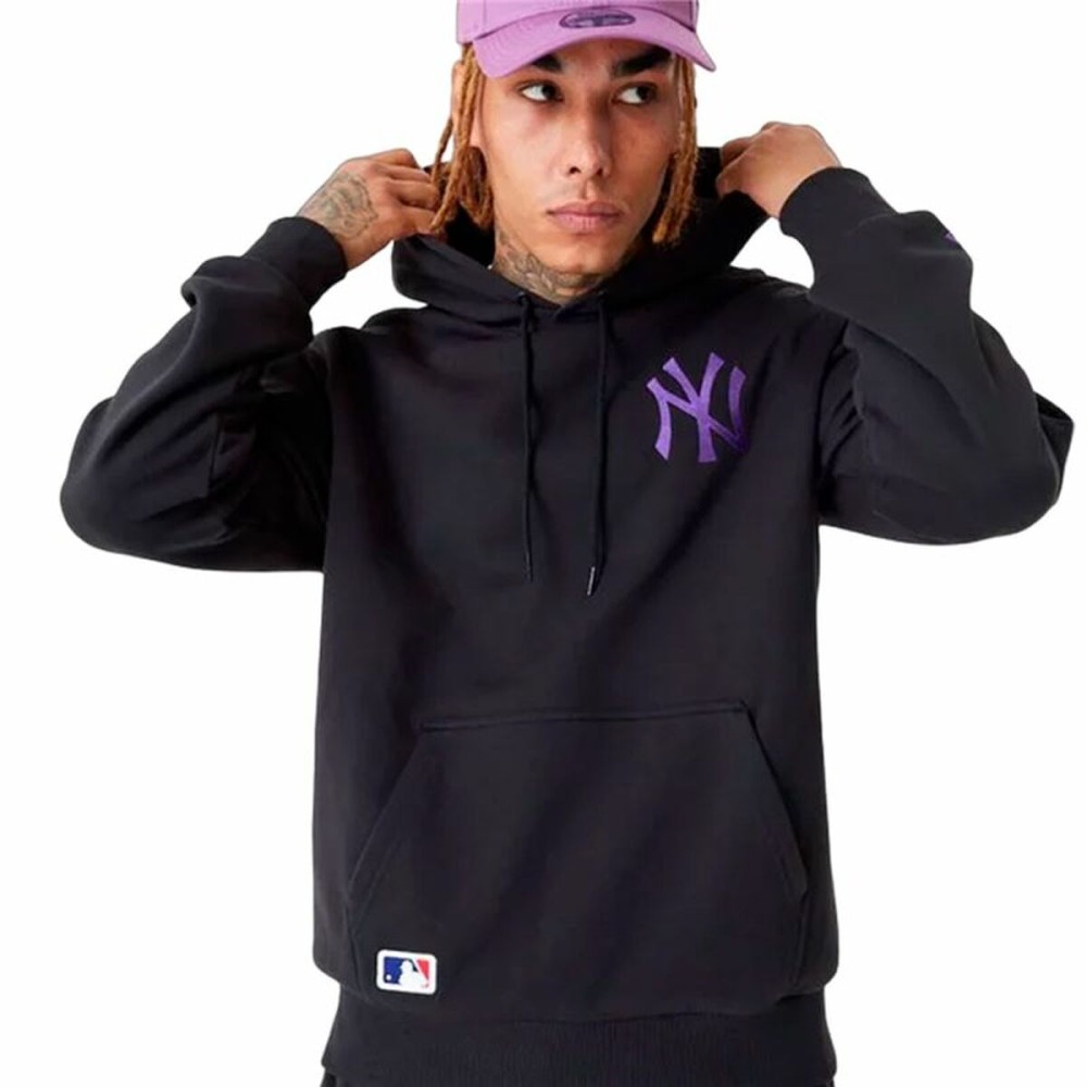 Unisex Hoodie New Era League Essentials New York Yankees Black