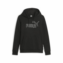 Damen Sweater mit Kapuze Puma Ess+ Animal Schwarz