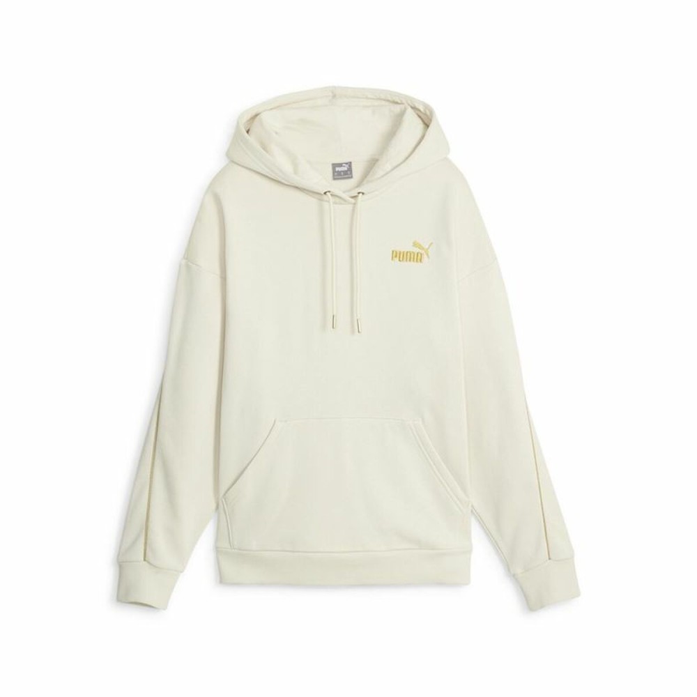 Women’s Hoodie Puma Ess+ Minimal Gold Beige