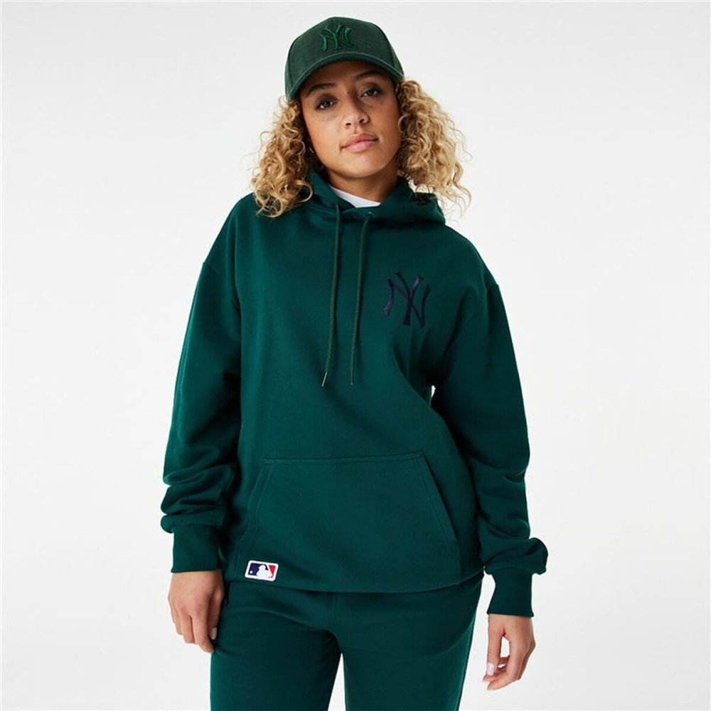 Unisex Hoodie New Era League Essentials New York Yankees Dark green