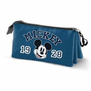 Triple Carry-all Mickey Mouse Class Blue 23 x 8 x 11 cm