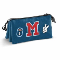 Triple Carry-all Mickey Mouse Class Blue 23 x 8 x 11 cm