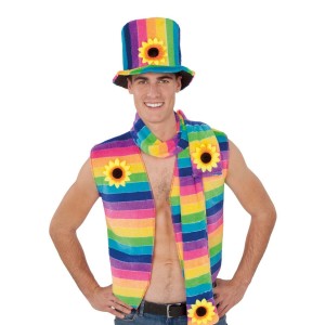 Déguisement pour Adultes My Other Me Rainbow Multicouleur Gilet Taille 54